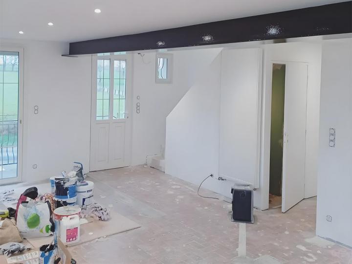Travaux de peinture après sinistre Betton